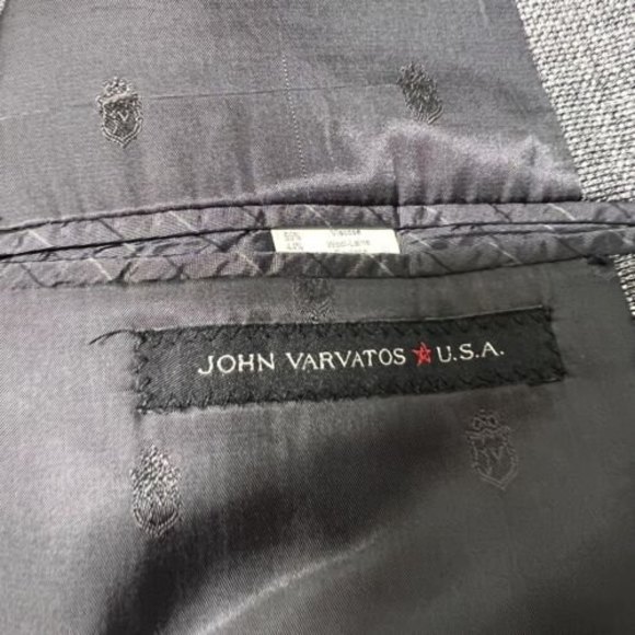 John Varvatos Star Usa Unconstructed Blazer Grey Size 40 - Picture 6 of 10